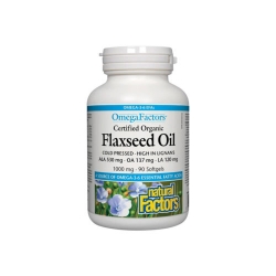 Canadian Flaxseed Oil – 1000 mg – 90 capsule gelatinoase